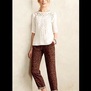 Hei Hei Kiri Kiri Trousers Drapey Roll-Up Joggers